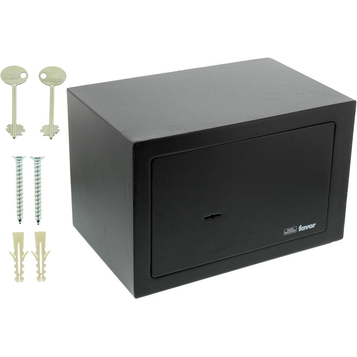 Трюмо Burg Wächter Favor S3 E з сейфовим замком, чорний, 200 x 310 x 200 мм, подвійний ригель, Single