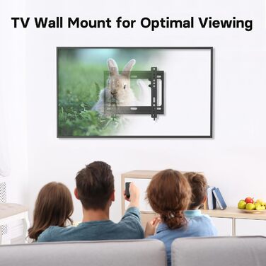 Кріплення для телевізора BONTEC для LED, LCD, OLED, Plasma телевізорів (17-45 дюймів), настінне кріплення, нахил, до 30 кг, VESA 200x200 мм, комплектація: повітряні подушки, кабельні стяжки