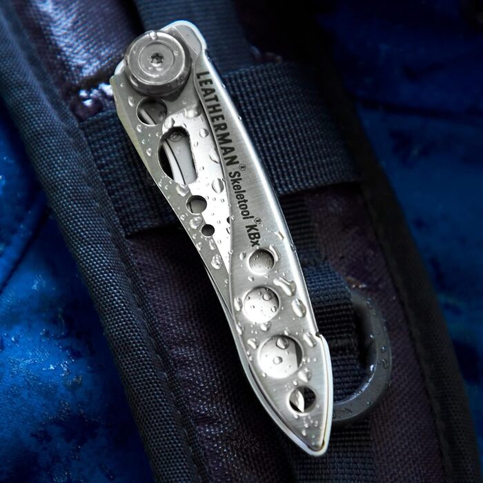 Leatherman Skeletool KBX – High-quality multi-tool with 2 practical tools – Small and compact tool for everyday use – Stainless steel
