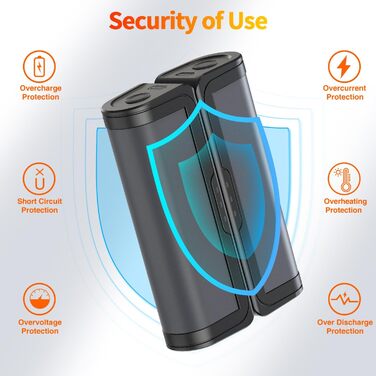 Електричні грілки для рук 2 шт. - USB, багаторазові, 3 режими нагріву, для дітей та жінок (сірий)