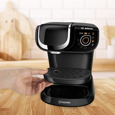 Кавомашина Tassimo My Way 2 TAS6502 з фільтром для води, 70+ напоїв, персоналізація, чорний колір