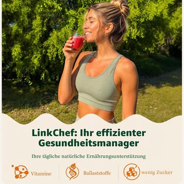 Електрична повільна соковижималка LINKChef Slow Juicer 200W для овочів та фруктів, широкий завантажувальний отвір 115 мм, чаша 1.2л, чорна