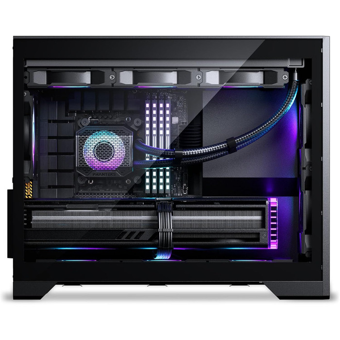 Корпус Phanteks XT M3 Mini-Tower Black – Компактний Micro-ATX з Tempered Glass, підтримка радіатора 360 мм та відеокарти 330 мм – Без вентиляторів