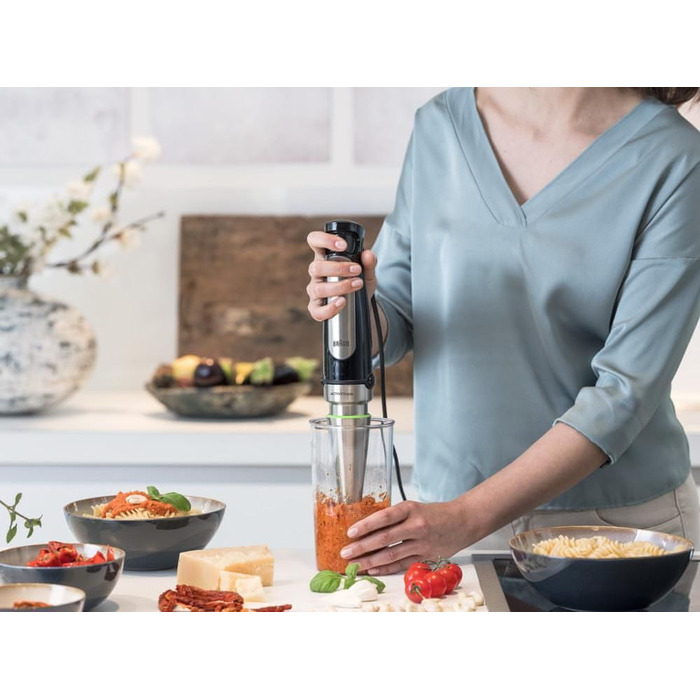 Ручний блендер Braun MQ7035X 1000 Вт, чорний