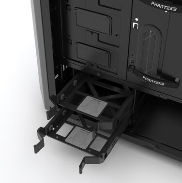 Корпус Phanteks Eclipse P400 Steel ATX Mid Tower чорного кольору з темноватим склом, серія P400