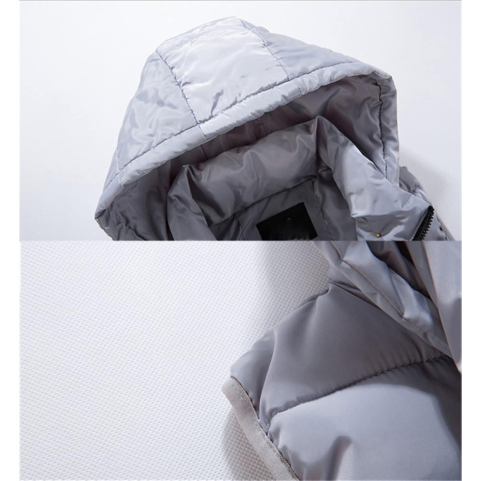 Чоловіча степкова жилетка GIBZ з капюшоном, без рукавів, для спорту та відпочинку, чорна, розмір XXL