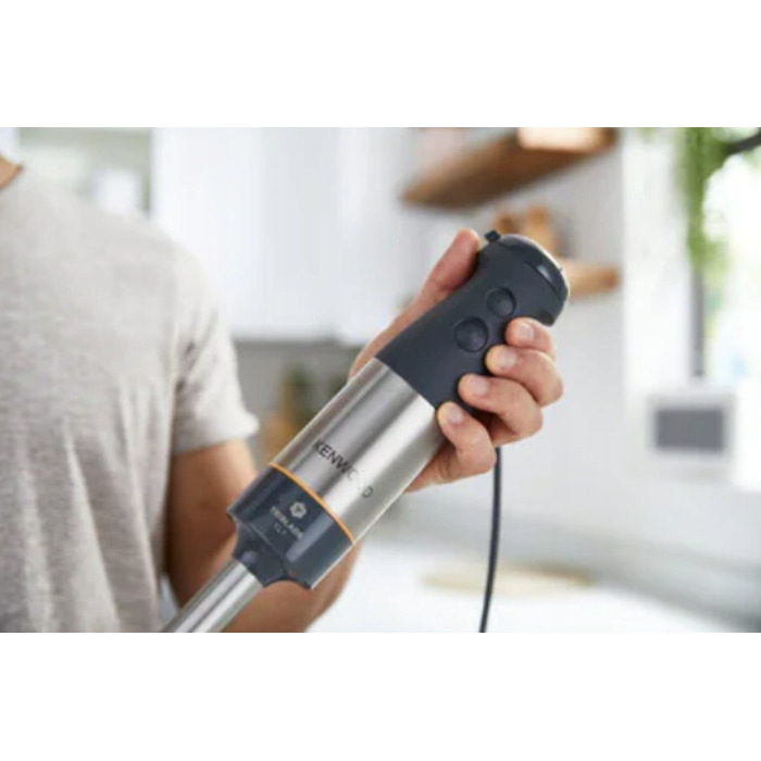 Занурювальний блендер Kenwood HBM 60.007GY Blend, 1000 Вт, сріблястий/сірий