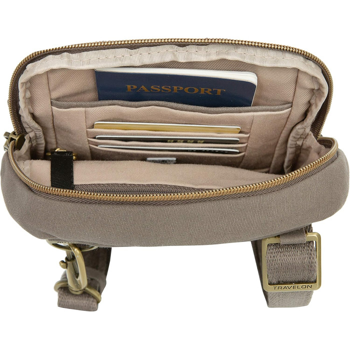 Сумка-тоут Travelon Anti-Theft Courier Small - захист від крадіжок, унісекс