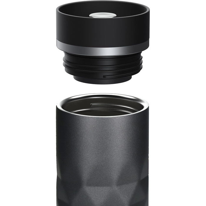 Термокружка Diamond з нержавіючої сталі Elasto Premium | 450 мл | Зберігає тепло та холод | Без BPA | Матова, блискуча (Шифер сірий)