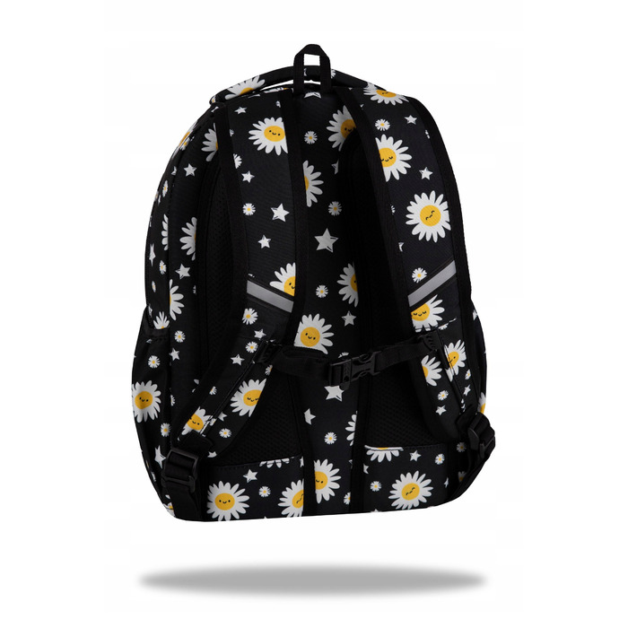 Молодіжний шкільний рюкзак CoolPack Pick Daisy Black, чорний у ромашках