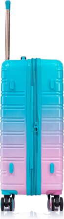 Набір валіз з полікарбонату (3 шт): кабінський, середній, великий | Чорний | Набір валіз | Подорожі