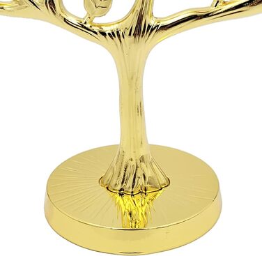 Менора Dreidel Company Дерево Життя, антикварне срібло та золото