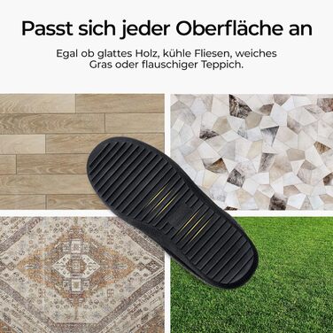 Чоловічі домашні тапочки MERRIMAC з піною Memory Foam, чорні, 43/44 EU