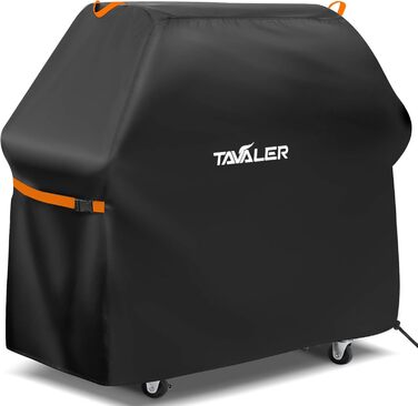 Чохол для гриля Tavaler 140x65x120 см, водонепроникний, оксфорд 420D, захисна накидка для газового гриля Weber, Enders, Char Broil