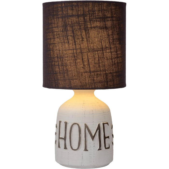 Лампа настільна LUCIDE COSBY, діаметр 16.5 см, цоколь E14, білий колір