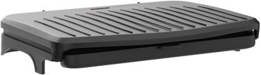 George Foreman 25800 Large Grill with Grill Plate, Cooktop & Toaster - Fast Heating & Easy Cleaning