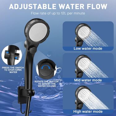 Портативна електродушова система Miaoke для кемпінгу, 7800 mAh, з цифровим дисплеєм та регулюванням температури