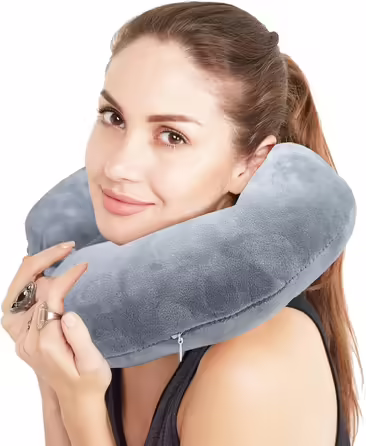 Traxenta neck pillow, U-shaped travel pillow, neck support, airplane pillow, travel pillow, neck pillow for travel, flight pillow, neck pillow, neck cushions, neck pillow ideal for camping, travel