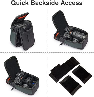 Водонепроникний захисний чохол для камери S-Zone: DSLR, SLR, беззеркальні моделі, об'єктиви та аксесуари
