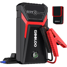 Powerbank з компресором GOOLOO A3 для автомобілів 12V (до 9.0L бензин/6.5L дизель), 1500A, 150PSI, LED-дисплей