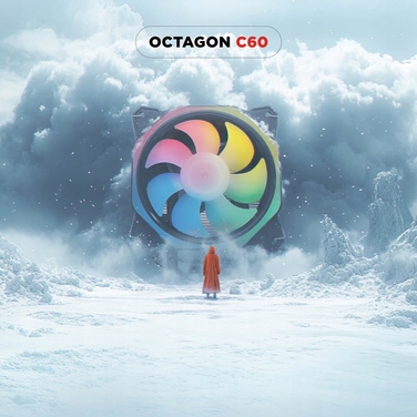 Кулер для процесора Rampage OCTAGON C60-BLACK