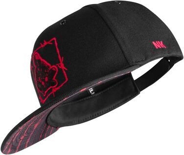 Кепка Nebelkind Snapback з прямим козирком, чорна, унісекс, регульований розмір