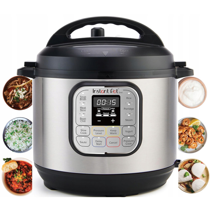 Мультиварка Instant Pot Duo60, срібляста, 1000 Вт, 5,7 л