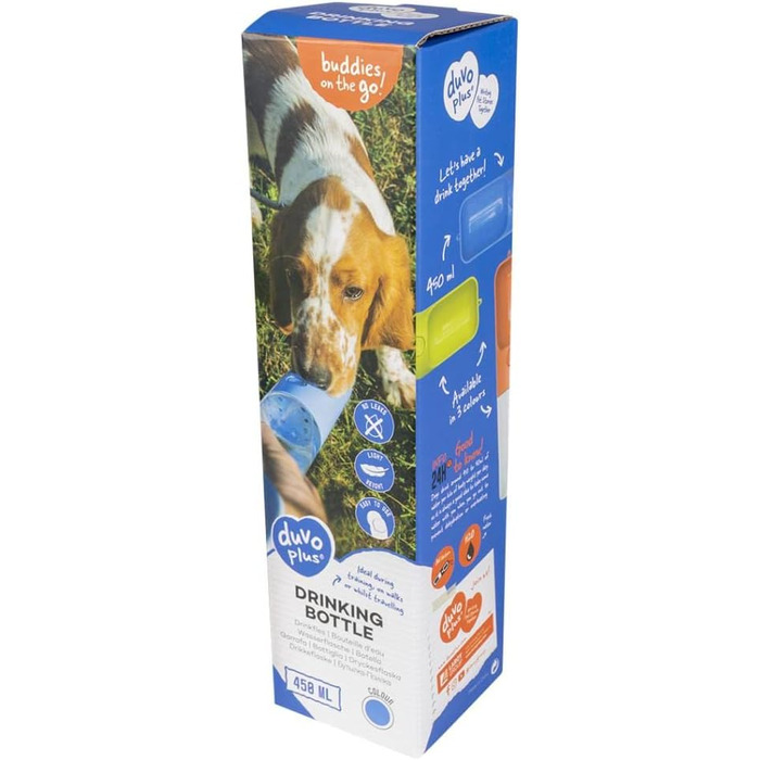 Поїлка для собак DUVOPLUS 300 мл, випадковий колір, не протікає, вимірювання ваги, зручний дизайн