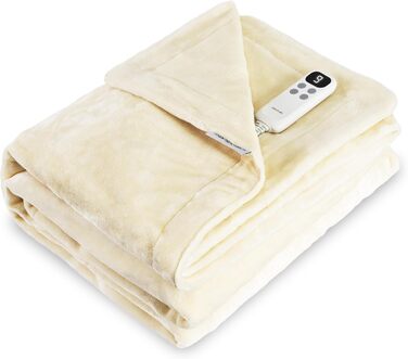 Електрична ковдра Cecotec HeatConfort 180x130 см, 130 Вт, 10 температурних режимів, LCD-контролер, таймер, PTC+ NTC технологія