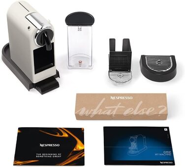 Кавомашина Nespresso Citiz EN167.W, кремово-білий колір, 1260W, без Aeroccino