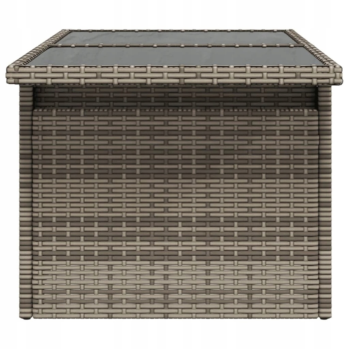 Прямокутний стіл з техноротанга VidaXL, 100 x 55 x 73 см