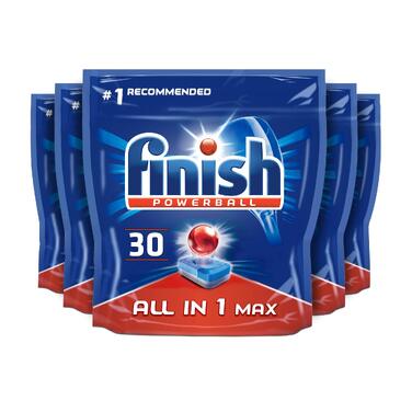 Таблетки для посудомийних машин Finish All-in-One Max Original, 150 шт (5х30), 2.4 кг