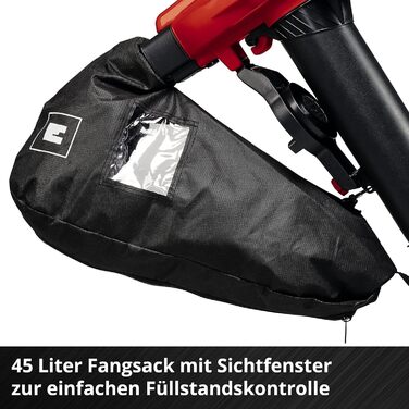 Einhell Cordless Leaf Blower GE-CL 36/230 Li E-Solo Power X-Change (Lithium-Ion, 18 Volt, Suction/Blowing Function, Turbo Switch, incl. Suction Tube + Blowing Tube, without Battery and Charger)