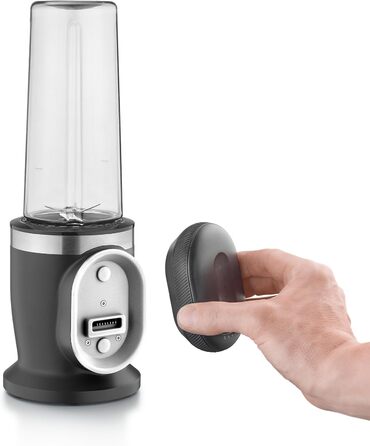 CASO Click & Mash - бездротовий набір стаціонарних блендерів 4-в-1, акумуляторний, для пюрування, подрібнення, збивання, спінювання молока, емульгування, швидкість 6000-13000 об/хв