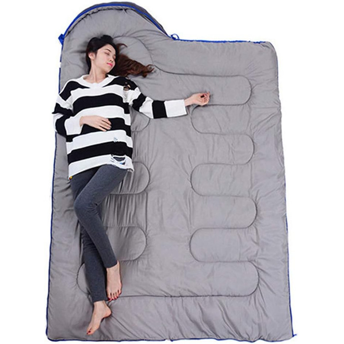 Camping Sleeping Bag, 4 Seasons, Waterproof, Outdoor Hiking, Backpacking, Travel Sleeping Bag, Portable Mummy Sleeping Bags for Adults, Kids