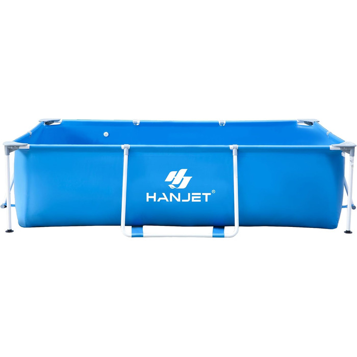 Басейн сталевий каркасний 260x170x65 см, блакитний для дачі та саду