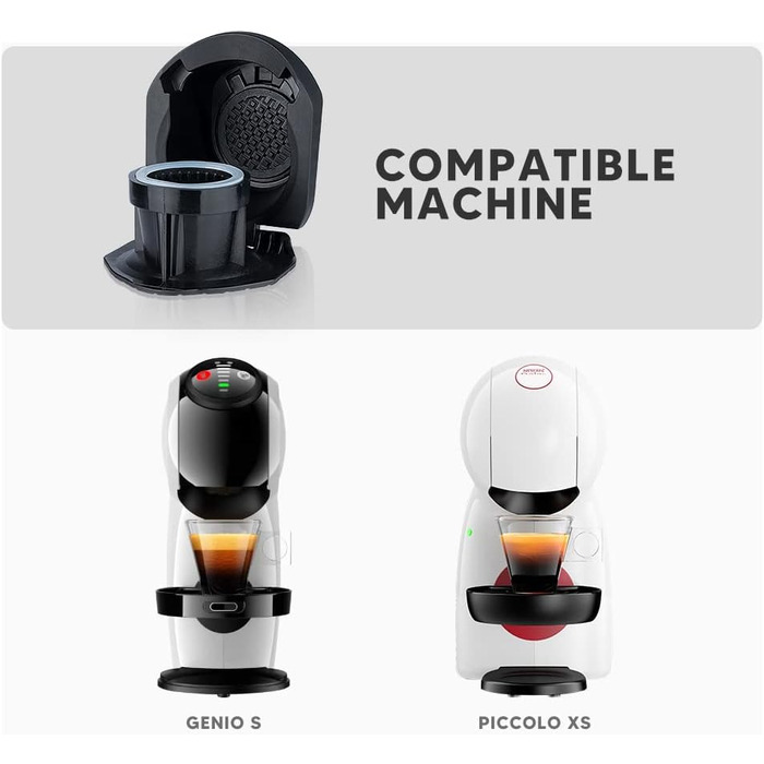Адаптер-держатель капсул YIGEBAG для кавомашин Dolce Gusto та Nespresso