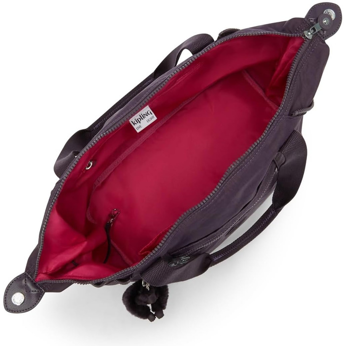 Сумка Kipling ART середнього розміру Ultimate Plum - оригінальна жіноча сумка-шопер