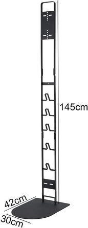 Vacuum Cleaner Holder, Stand Holder Bracket for Dyson V15 V12 V11 V10 V8 V7 V6 and other Handheld Vacuums, Vacuum Freestanding Floor Stand, No Wall Drilling (Black)