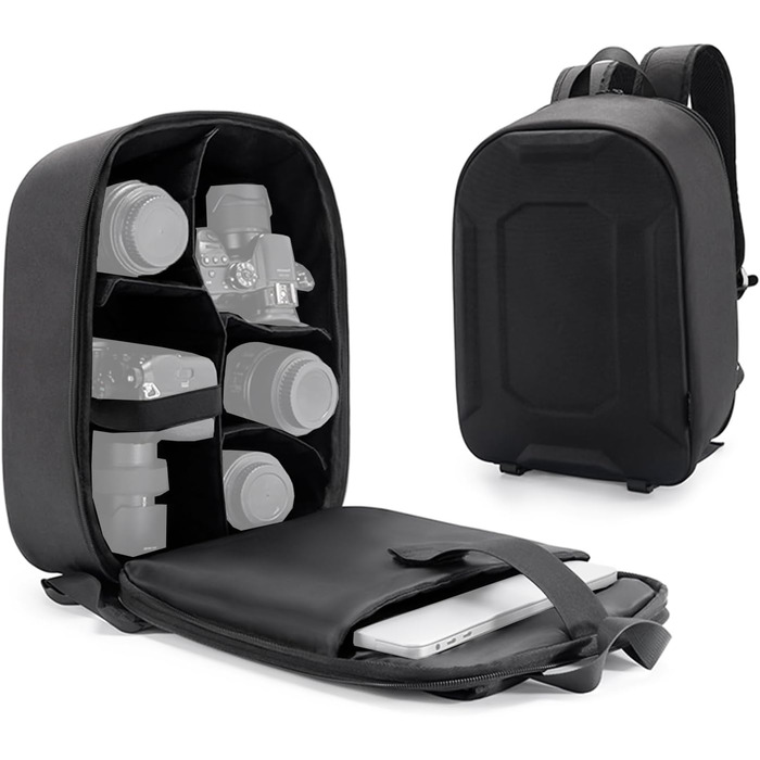 Рюкзак для камери Andoer: водонепроникний фоторюкзак для DSLR/SLR з відділенням для ноутбука 13,3