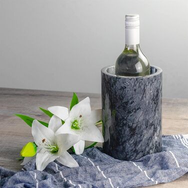 Охолоджувач для вина Argon Tableware Marmor - 13 см, чорний