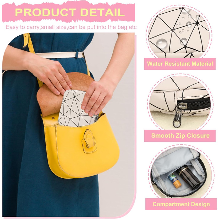 Набір косметичок Desing Wish: 2 шт. (міні + велика) – для подорожей та дому