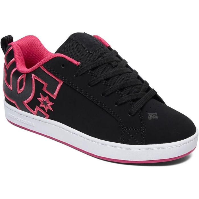 Кросівки DC Shoes Court Graffik для жінок, чорно-рожеві, розмір 40.5 EU