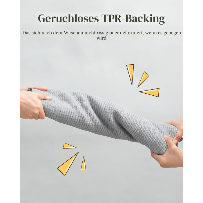 Килимок для дому Black 50 x 80 см, вологостійкий, антиковзаючий. Підходить для входу, коридору, саду, дому та тварин. Прямокутна форма, чорний колір