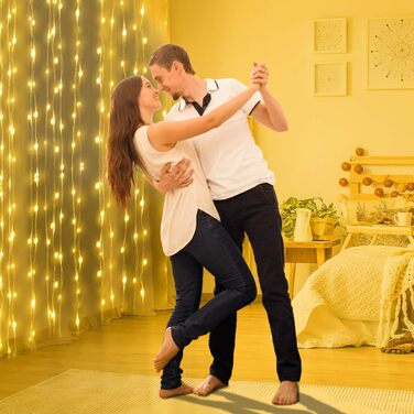 Ланцюжок прикрас Vicloon, 10м, 100 LED, з пультом та таймером, 8 режимів, IP65, теплий білий, для прикраси інтер'єру та екстер'єру, для святкування, 2 в 1 (USB & батарейка)