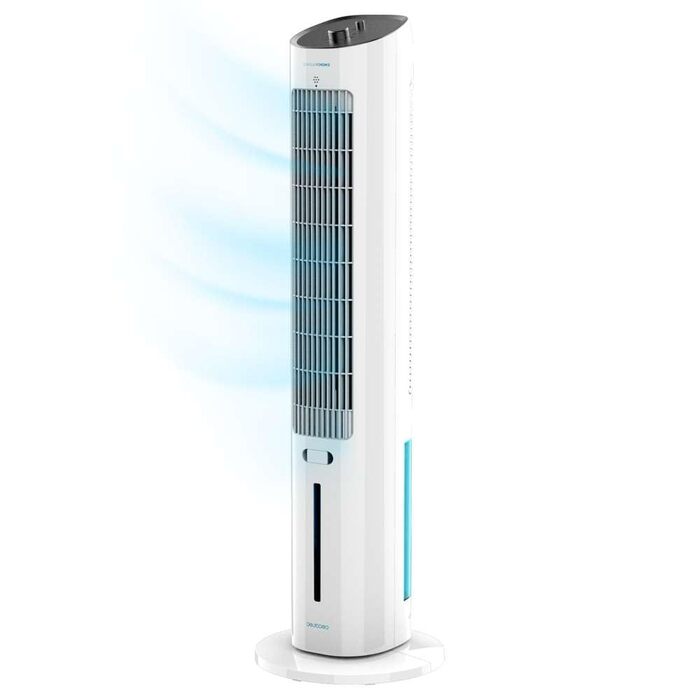 Охолоджувач Cecotec EnergySilence SkyCool 60W, 3L, для ефірних олій, 3 швидкості, 50° осциляція, білий