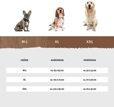 Knuffelwuff Dog Bed Lotte made of Velour with a fine hand-woven character XXL 120 x 85cm - removable cover - washable - for large, medium and small dogs (Light Grey, L 120 x W 85 x H 25 cm)