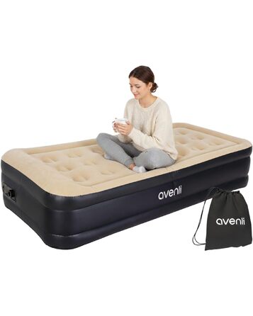 Надувний матрац Avenli для 2 осіб з вбудованим насосом, 196x97x47 см - для кемпінгу та дому