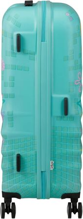 Чемодан American Tourister Wavebreaker Disney FL Spinner L, 77 см, 96 л, коліщата, матова поверхня, Disney Stitch Flower