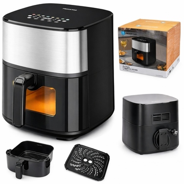 Аерофритюрниця 2000 Вт, 8 л, чорна